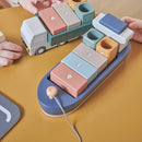 Containerskib i træ 6 dele - Billede 1