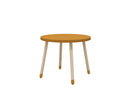 Legebord Ø60 Mustard MDF - Billede 1