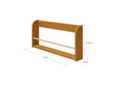 Boghylde m/1 holder Mustard MDF  - Billede 1