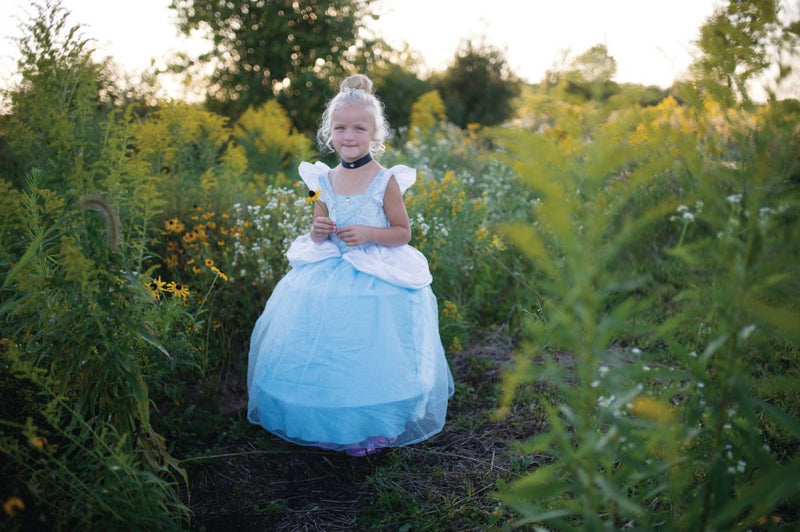 Udklædning - Prinsesse, lyseblå - 6-8 år. - Billede 1