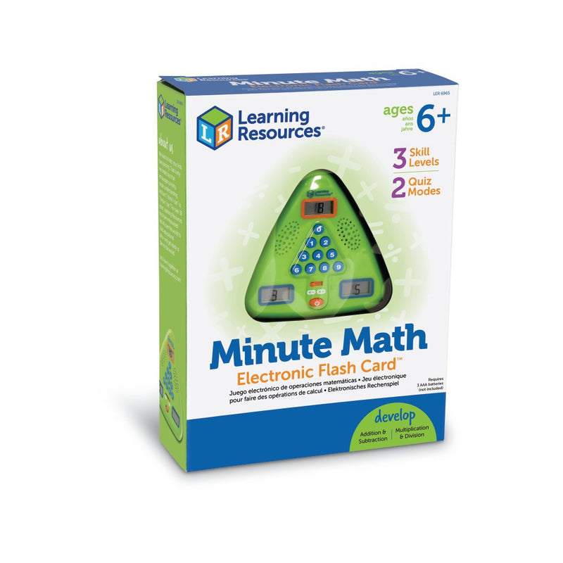 Minute Math regnemaskine/spil - Learning Resources - Fra 6 år. - Billede 1