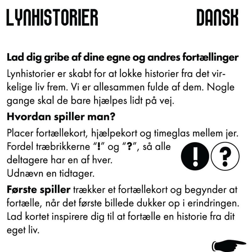 LynHistorier - Samtalekortspil med 100 kort - Fra 6 år - Billede 1