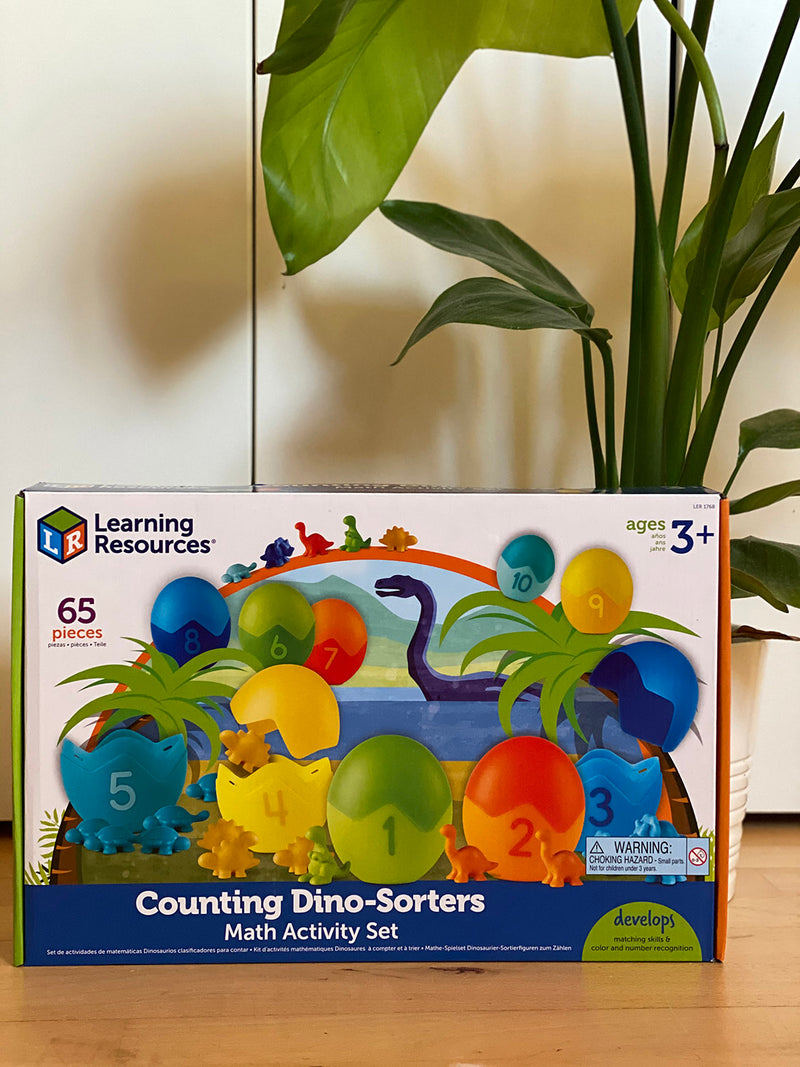 Learning Resources - Dinosaur-æg med tal 1-10 - Fra 3 år.