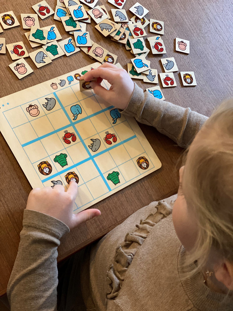 Toys For Life - Dyrelogik! Sudoku læringsspil - fra 4 år.