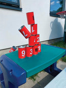 Dåsekast med 10 dåser fra BS - Fra 3 år. - Billede 1