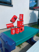 Dåsekast med 10 dåser fra BS - Fra 3 år. - Billede 1