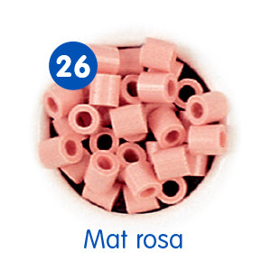 Hama Perler Midi 1000 stk Mat Rosa (207-26)