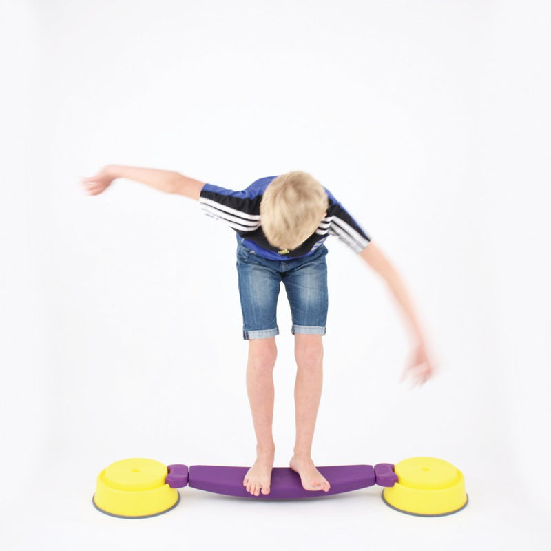 Gonge Build-N-Balance Balancetopsæt med Wobble Planke - H:10 cm. - Billede 1
