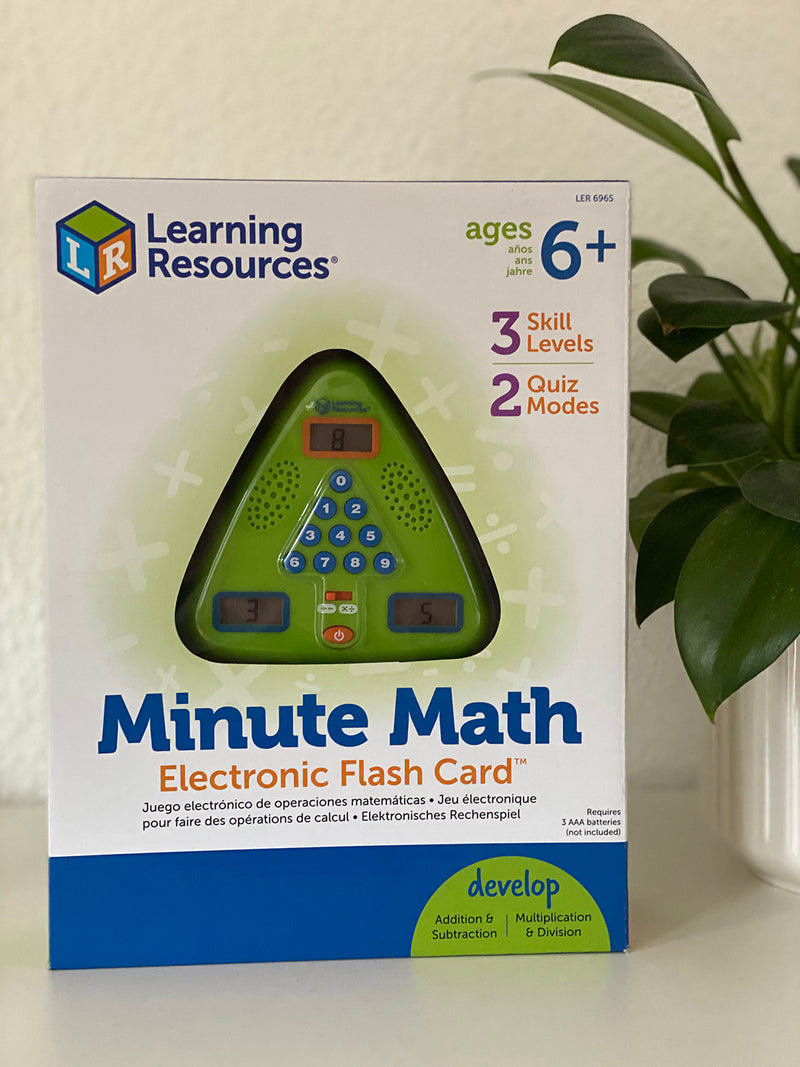 Minute Math regnemaskine/spil - Learning Resources - Fra 6 år.