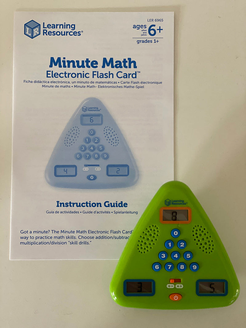 Minute Math regnemaskine/spil - Learning Resources - Fra 6 år.