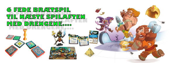 6 fede spil til en aften med drengene