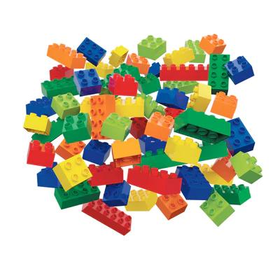 Plast byggeklodser - Legebyen.dk
