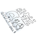 Kæmpe banner til farvelægning Dyr - Billede 1