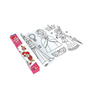 Kæmpe banner til farvelægning Prinsesser - Billede 1