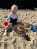 1 Kasse med 36 stk Svanemærkede Dantoy Købmandsskovle - 23 cm - Fra 2 år.