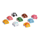 Vikingstoys bil med dyreansigt - 1 stk