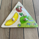 Knoppuslespil med Frugt - Beleduc - 3 brikker.