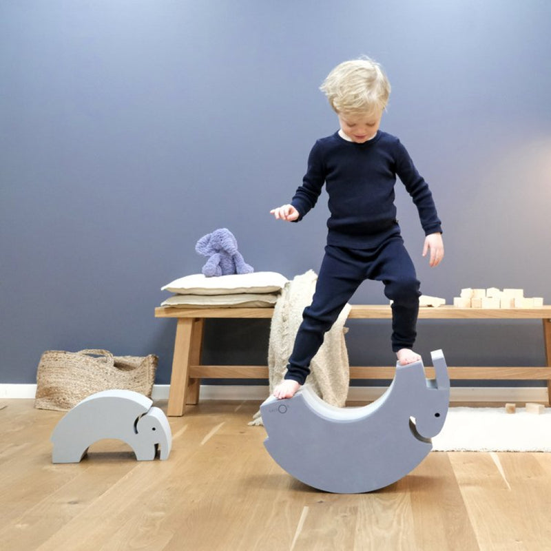 bObles - Elefant L Blå - Billede 1