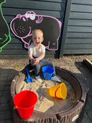 1 Kasse med 24 stk Svanemærkede Dantoy Spande - 2,5L - H:17 cm.