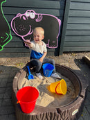 Spand i plast fra DanToy - Tynd - 2,5 L - 1 stk.