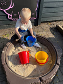 1 Kasse med 24 stk Svanemærkede Dantoy Spande - 2,5L - H:17 cm.