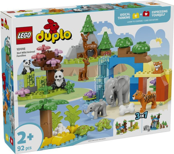 DUPLO 3-i-1 vylde dyrefamilier - Billede 1