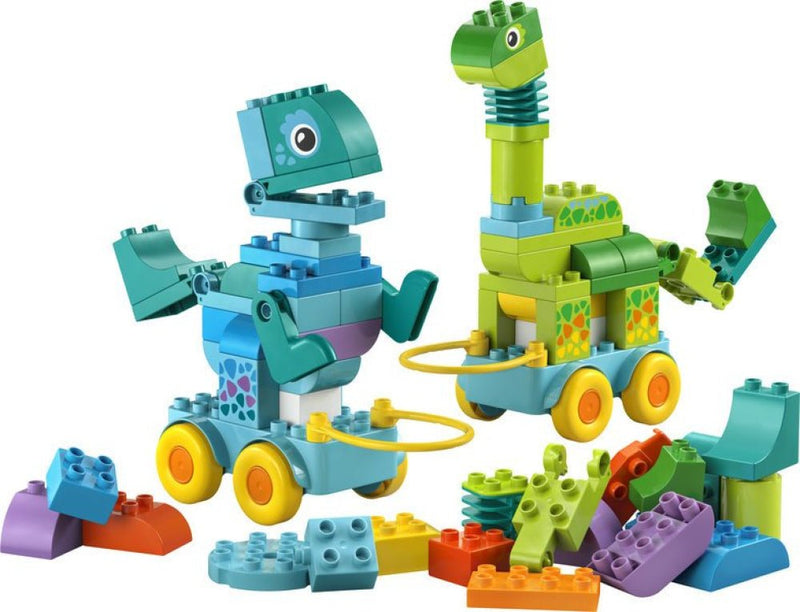 LEGO Duplo 3-i-1 Dinosaurer på hjul - Billede 1