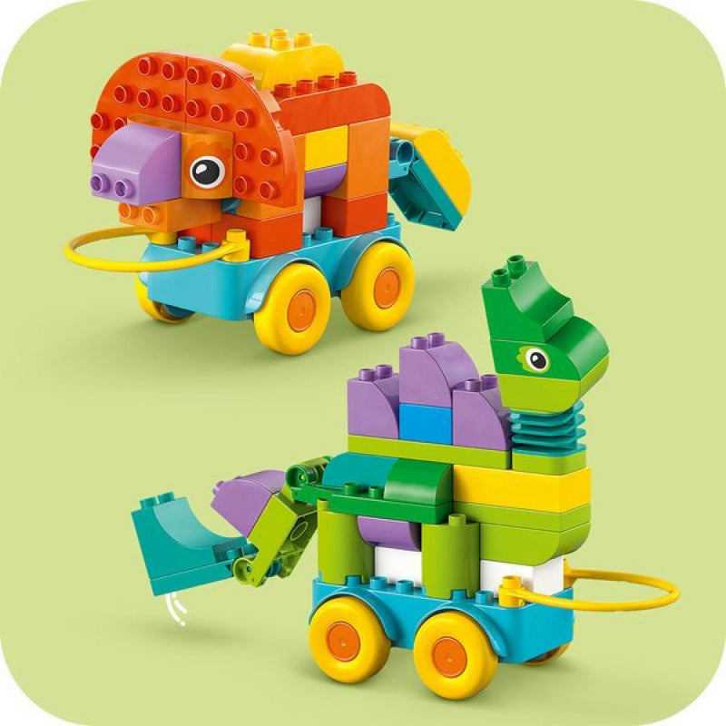 LEGO Duplo 3-i-1 Dinosaurer på hjul - Billede 1