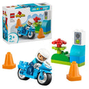 LEGO DUPLO Blå politimotorcykel - Billede 1