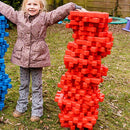 Dantoy Byggeplader - 24 stk. - Rød