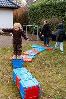 Dantoy Byggeplader - 12 stk. - Blå