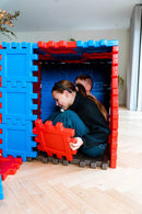 Dantoy Byggeplader - 12 stk. - Blå