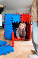 Dantoy Byggeplader - 12 stk. - Blå