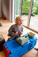 Dantoy Byggeplader - 12 stk. - Blå