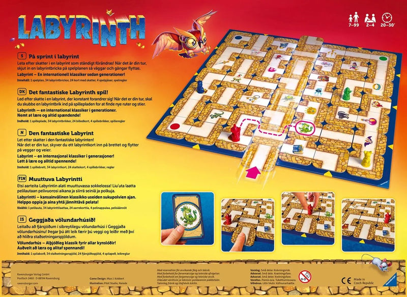 Labyrinth - Årets Familiespil 2020 - Ravensburger