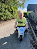 Politi Scooter / Skubber med Gummihjul fra Dantoy - fra 2 år.