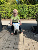 Politi Scooter / Skubber med Gummihjul fra Dantoy - fra 2 år.