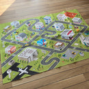 Legetæppe med arbejdspladser - 100x150 cm.