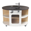 Micki Lille køkkenø - hvid - Billede 1