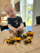 Biler, 7 cm, 8 stk Arbejdsmaskiner Volvo