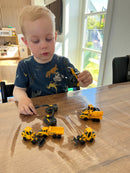 Biler, 7 cm, 8 stk Arbejdsmaskiner Volvo