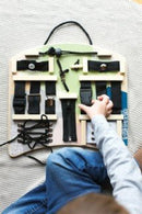 Motorikbræt - Lynlås, snørebånd & spænde - Billede 1