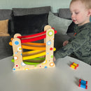 Bilbane i træ inkl. 3 biler