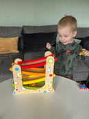 Bilbane i træ inkl. 3 biler