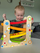 Bilbane i træ inkl. 3 biler