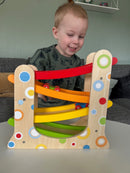 Bilbane i træ inkl. 3 biler