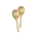 Maracas i træ - 15 cm - 1 sæt med 2 stk - Billede 1