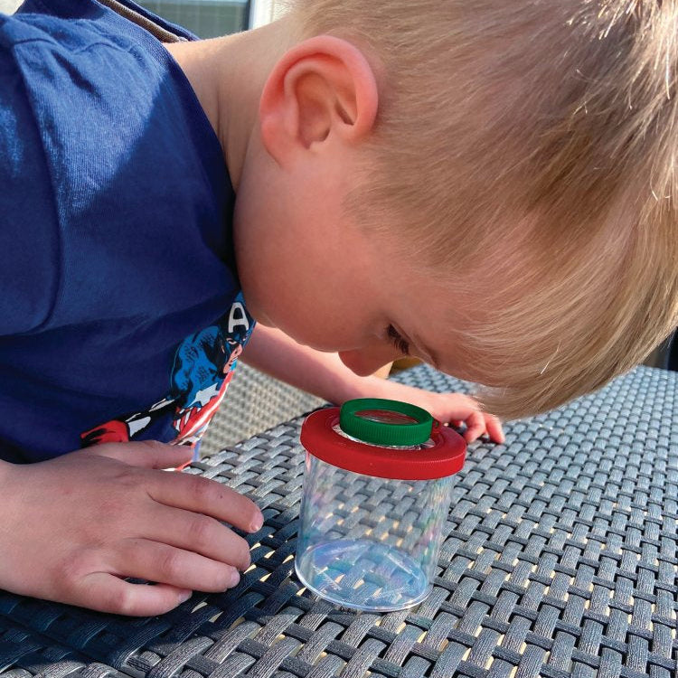 Et sæt med 10 stk. insektglas.