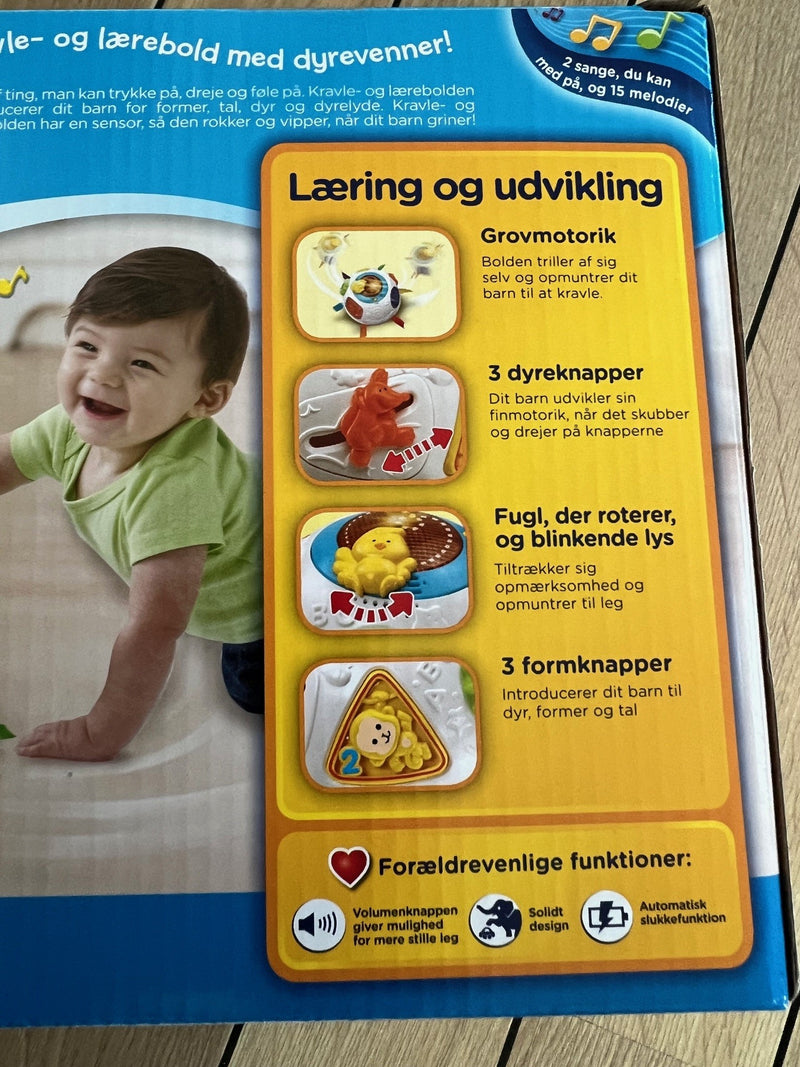 Vtech - Babylegetøj Kravle & Lærebold m. Lyd