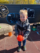 Playground Gummibold - Ø:13 cm - Tilfældig farve